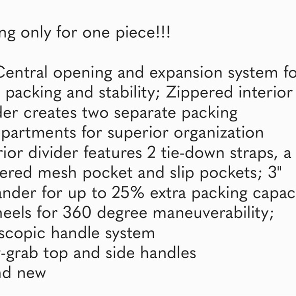 NWT IT Printed sage green  Skull Luggage, Suitcase, Travel Bag - 24 - Picture 6 of 6